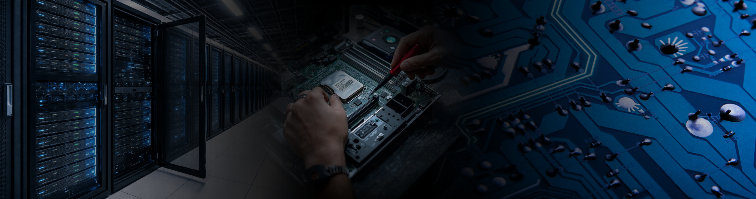 website header tech