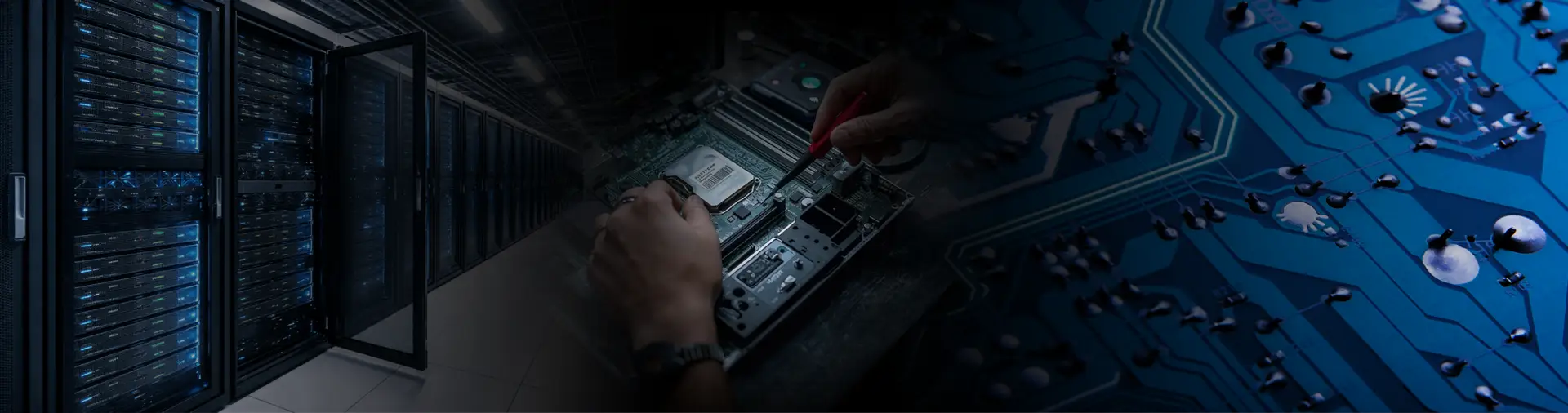 website header tech